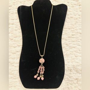 Pink Ball Necklace